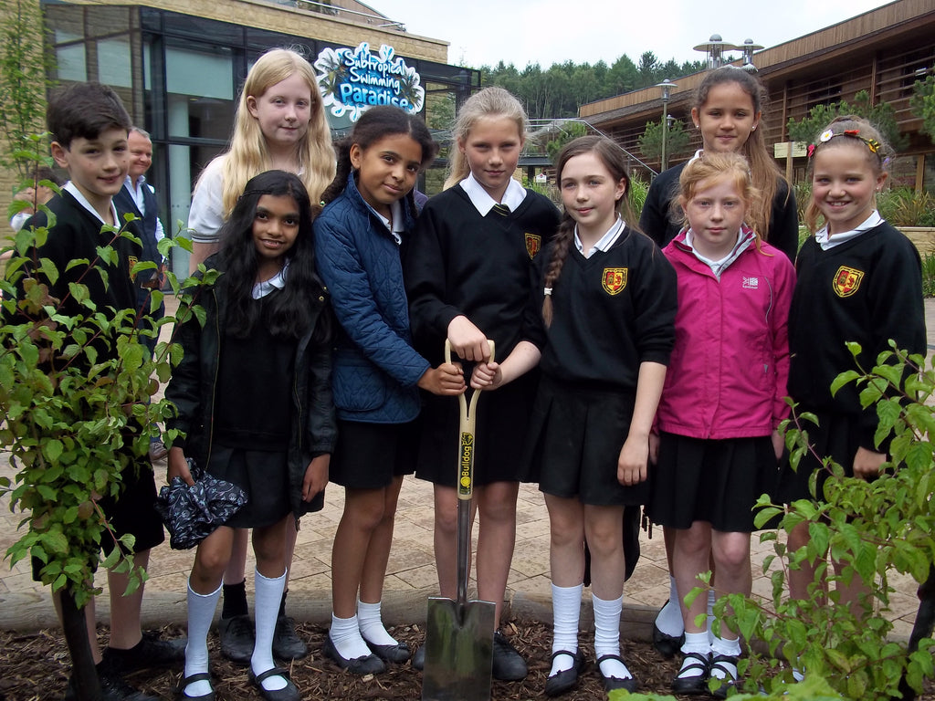 Alameda Middle School planted time capsule at Center Parcs Woburn Forest